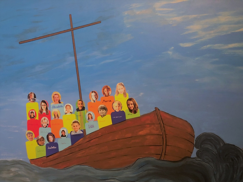 Leinwand Boot Ek Kinder