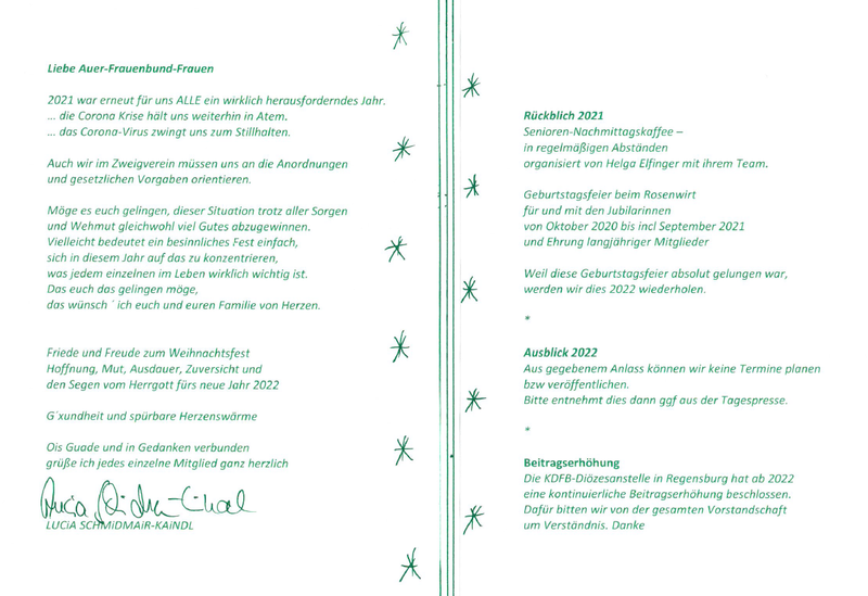 Bild 2 Brief KDFB 2021