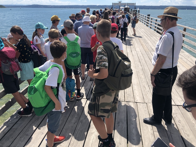 Anstehen zur Schifffahrt