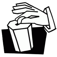 200px Piktogramm Sammeln Buechse